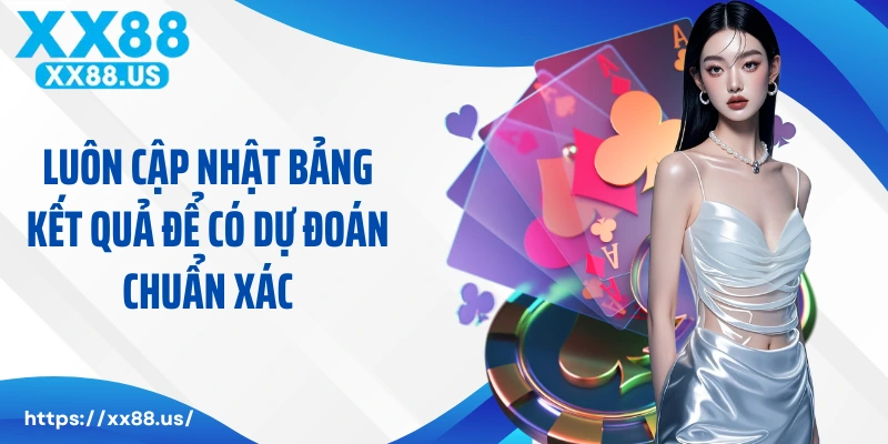 Luôn cập nhật bảng kết quả để có dự đoán chuẩn xác